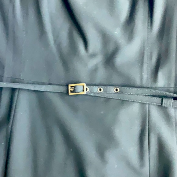 SOLD - Mexx Black Belted Midi Sheath Dress - 8 - Picture 7 of 7